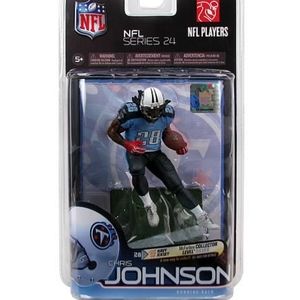 MCFARLANE NFL SERIES 24 FIGURE CHRIS JOHNSON TENNESEE TITANS